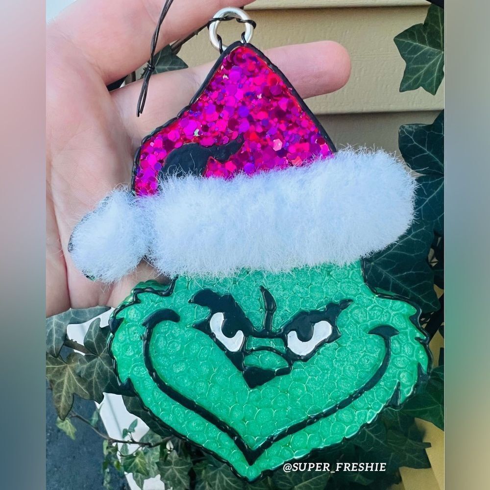 𝅺The Grinch Large Car Freshie Lick Me All Over